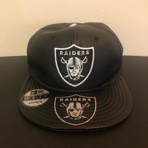 New Era Leather Raiders Cap